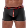 Svenjoyment Boxer avec zip Tillio Noir-Rouge